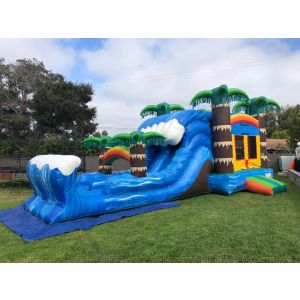 4 in 1 Dual Lane Tropical Combo Jumper Rentals in North County