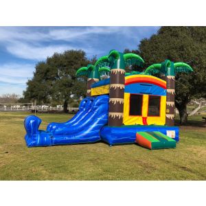 3 in 1 Dual Lane Tropical Fun Jumper Rentals in North County