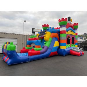 4 in 1 Large Mega Block Dry Slide Combo (sku C318)
