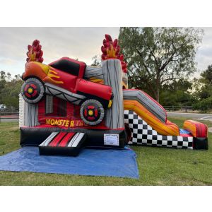 Monster truck inflatable combo (sku C334)