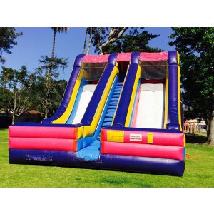 Dual Lane Dry Slide Jumper Rentals in North County