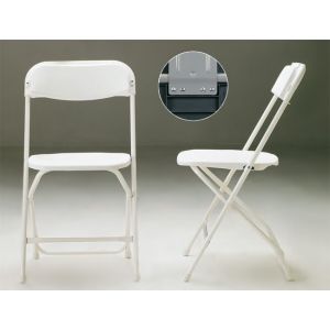White Folding Chairs for rent by Jump 4 Adan