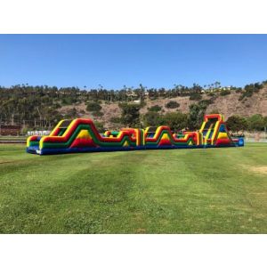 3 Piece Inline Giant Obstacle Course Rentals in North County