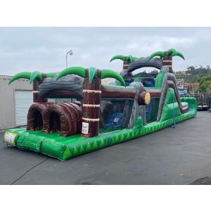 50 ft Dual lane Tropical obstacle (sku i528)
