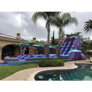 30 ft Double Lane Purple Crush Jumper Rentals in North County