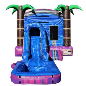 Hawaiian Purple Crush 3 in 1 Water Slide Combo Rentals in North County