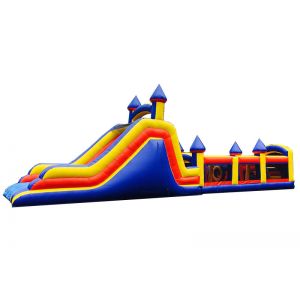 Obstacle Castle Slide Jumper at the park