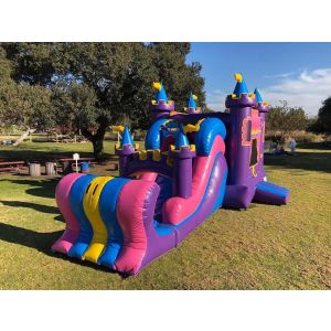 Queen Palace Combo Jumper Slide 4 in 1 Rentals in North County