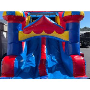 Dual Lane Big Top Water Slide Combo (sku W309)