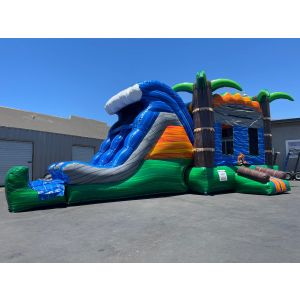 4 in 1 Tropical Tsunami Combo Waters Slide (sku W310)