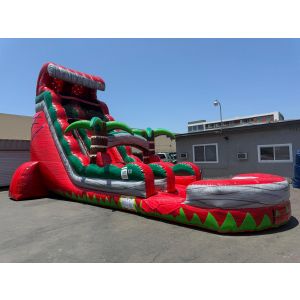 25 Ruby crush Tsunami water slide (sku W316)