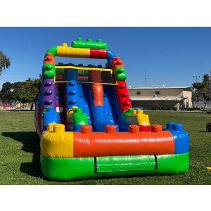 Dual lane mega block water slide (sku W352)