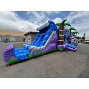 65 ft tropical Tsunami DRY obstacle course (sku W605)